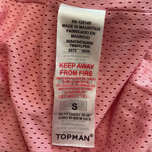 Nasir Mazhar x Topman Pink Terry Cloth Zip-up Size Small - Picture 16 of 16